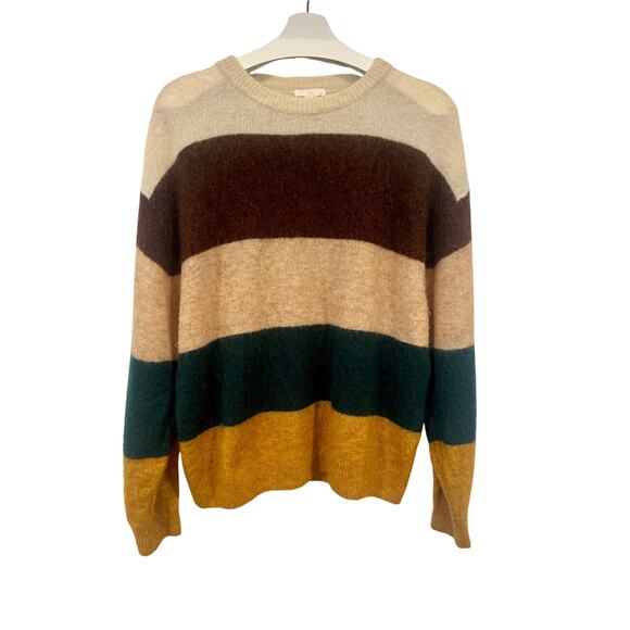 H&M Womens Oversized Mohair Wool Blend Sweater Streetwear Fall Fashion XS - Picture 2 of 6